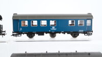 Roco H0 Konvolut Umbauwagen Donnerbüchsen1./2./3. Kl. DB (teilweise übermalt)