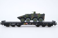 Märklin H0 48731 Flachwagen / Panzertransport mit "Boxer" DB