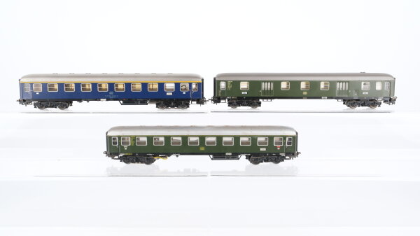 Märklin H0 konvolut Schnellzugwagen Abteilwagen 1. Kl. Gepäckwagen DB