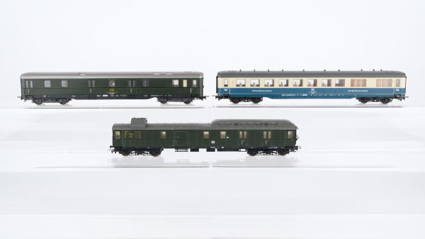 Liliput H0 Konvolut Speisewagen Gepäckwagen Postwagen DB