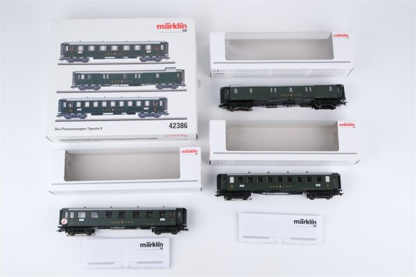 Märklin H0 42386 Drei Personenwagen der SBB CFF