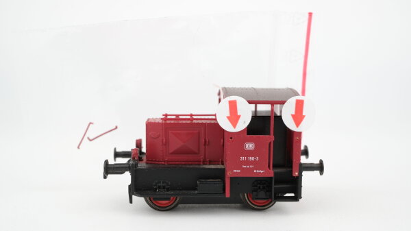 Unbekannter Hersteller H0 Diesellok Köf 311 190-3 DB Gleichstrom (Abbrüche)