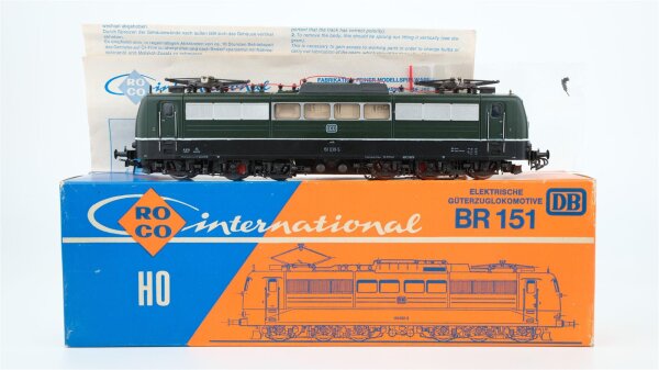 Roco H0 4132 B E-Lok BR 151 039-5 DB 3 Leiter Gleichstrom (Licht defekt)