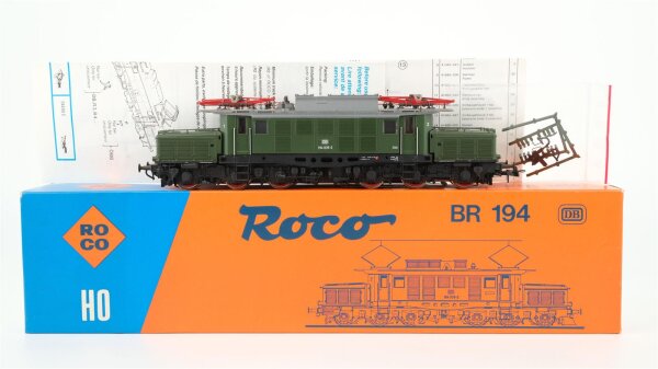 Roco H0 04168A E-Lok Krokodil BR 194 035-2 DB 3 Leiter Gleichstrom (Licht defekt)