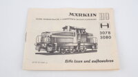 Märklin H0 3078 Diesellok BR Typ DHG 500 Wechselstrom (Richtungsw. defekt)