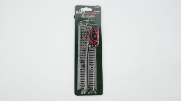 Kato N 20-221 Unitrack Elektrische Weiche rechts R481-15°