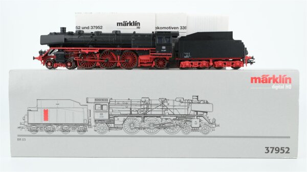 Märklin H0 37952 Schlepptenderlokomotive BR 03 der DB Wechselstrom Digital