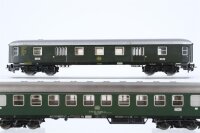 Märklin H0 Konvolut 2 Personenwagen, Packwagen DB (Abbruch)