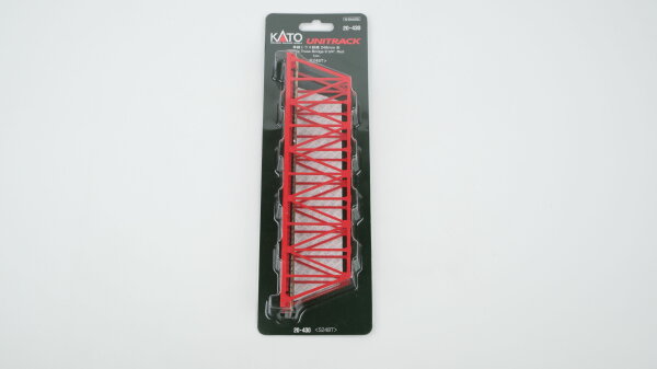 Kato N 20-430 Unitrack Einzelträgerbrücke 248 mm rot