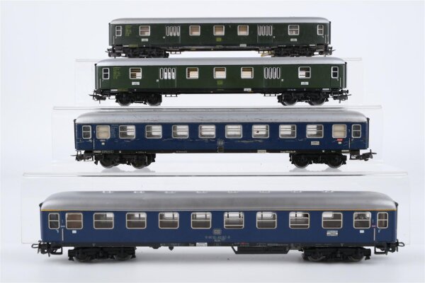 Märklin H0 Konvolut 2 Packwagen 2 Personenwagen 1.Kl. DB