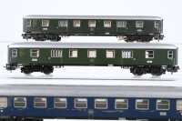Märklin H0 Konvolut 2 Packwagen 2 Personenwagen 1.Kl. DB