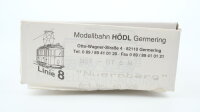 Hödl H0 60 008 Straßenbahn GT6N Nürnberg Linie 8 VAG