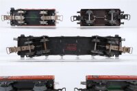 Märklin H0 Konvolut Rungenwagen mit Bremserhaus Niederbordwagen Hochbordwagen DR u.a.