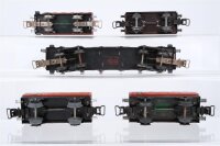 Märklin H0 Konvolut Rungenwagen mit Bremserhaus Niederbordwagen Hochbordwagen DR u.a.