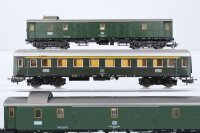 Märklin H0 Konvolut Durchgangswagen 1. Kl. Gepäckwagen DB