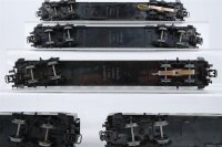 Märklin H0 Konvolut Schnellzugwagen 1./2. Kl. Gepäckwagen DB (teilweise verblichen, Dach lose)