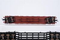 Fleischmann H0 Konvolut Autotransportwagen Tiefladewagen Rungenwagen mit Rohrladugn "Mannesmann" DB u.a. (Abbrüche)