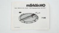 Märklin H0 7186 Drehscheibe Metall mit Beschreibung