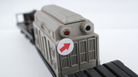 Märklin H0 Konvolut Tiefladewagen mit Trafo "AEG" DB (Abbrüche)