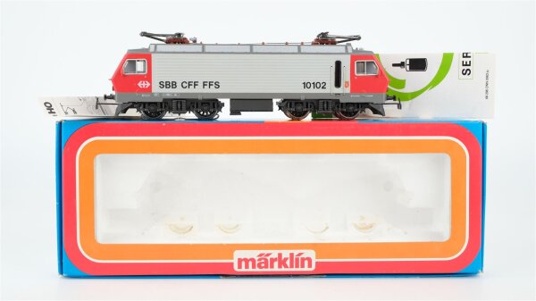 Märklin H0 3323 E-Lok BR Serie Re 4/4?? 10102 SBB CFF FFS Wechselstrom (vermutlich verharzt)