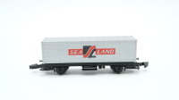 Märklin Z 8616 Behälter-Tragwagen mit Container "SeaLand" DB