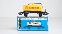 Märklin H0 4502 Mineralöl-Kesselwagen (SHELL)...