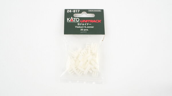 Kato N 24-817 Unitrack Viaduktverbinder weiß (20 Stück)