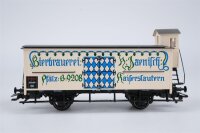 Märklin H0 48921 Bierwagen JAENISCH (Kühlwagen mit Bremserhaus)  G der K.Bay.Sts.B Insider Jahreswagen 1997