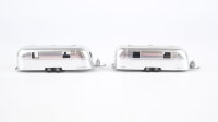 Busch H0 Set 2 x US Wohnwagen Airstream