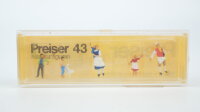 Preiser H0 43 Frauen, Kinder und Hund
