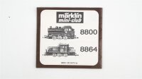 Märklin Z 8800 Dampflok BR 86 006 DB Gleichstrom