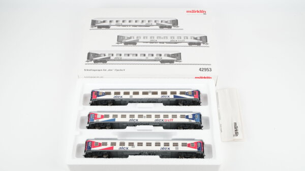 Märklin H0 42953 Schnellzugwagen-Set "alex"