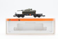 Arnold N 4970 Flachwagen mit Panzer SSkms DB