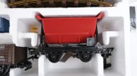 Faller E-Train Spur 0 3803 Set Dampflok mit Güterwagen, Gleis, Trafo