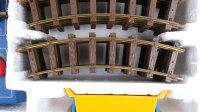 Faller Spur 0 Set Dampflok mit Güterwagen, Gleis, Trafo unvollständig