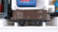 Faller Spur 0 Set Dampflok mit Güterwagen, Gleis, Trafo unvollständig