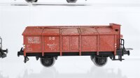 Trix H0 Konvolut Klappdeckelwagen teilweise mit Bremserhaus Hochbordwagen mit Ladung DB