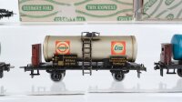 Trix H0 Konvolut Kesselwagen "Esso BP Aral Gasolin" teilweise mit Bremserhaus DB u.a.