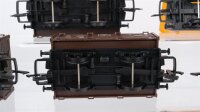 Faller eTrain Spur 0 Konvolut 4 Hochbordwagen Kipplore "OHU" DB/u.a.