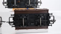 Faller eTrain Spur 0 Konvolut 4 Hochbordwagen Kipplore "OHU" DB/u.a.