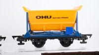 Faller eTrain Spur 0 Konvolut 4 Hochbordwagen Kipplore "OHU" DB/u.a.