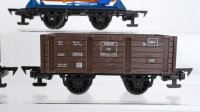 Faller eTrain Spur 0 Konvolut 4 Hochbordwagen Kipplore "OHU" DB/u.a.