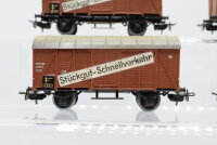 Märklin H0 Konvolut gedeckte Güterwagen "Stückgut-Schnellverkehr" DB