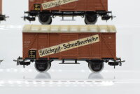 Märklin H0 Konvolut gedeckte Güterwagen "Stückgut-Schnellverkehr" DB