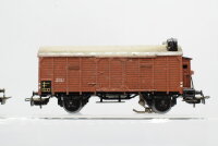 Märklin H0 Konvolut gedeckte Güterwagen Tiertransportwagen Niederbordwagen mit Bremserhaus teilbeladen DB u.a.