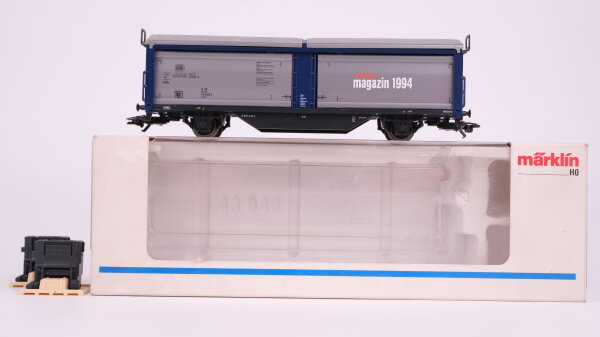 Märklin H0 84633 Schiebewand-Schiebedachwagen Märklin Magazin 1994 Tbis 870 der DB