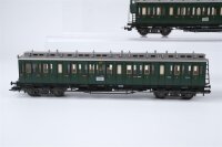 Fleischmann H0 Konvolut Abteilwagen 3. Kl. teilweise mit Bremserhaus Gepäckwagen DR