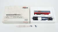 Märklin H0 47447 Taschenwagen mit Sattelauflieger...