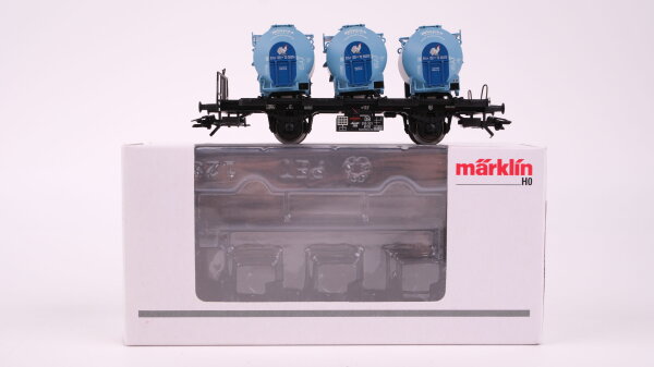 Märklin H0 48158 Behälter-Tragwagen (Containerwagen)  BT 10 der DB INSIDER Jahreswagen 2008