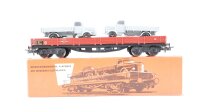 Märklin H0 4515 Niederbordwagen mit Lkw  00t...